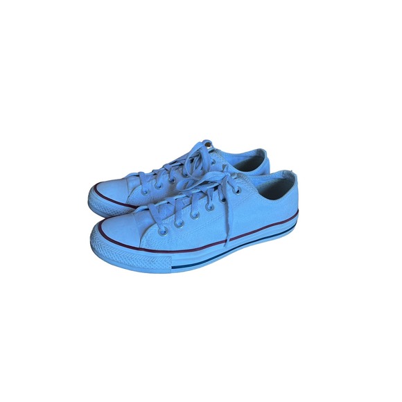 White Converse Chuck Taylor All Star Low Women's 9.5 Men's 7.5 - Picture 5 of 6